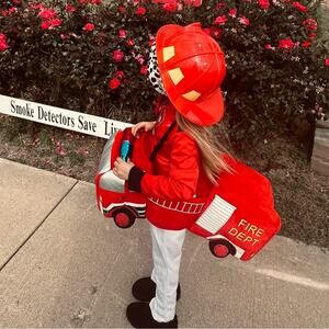 Ruff Ruff Rescue Marshall Firetruck Wearable Car Truck Outfit w/ Sound plush 3D